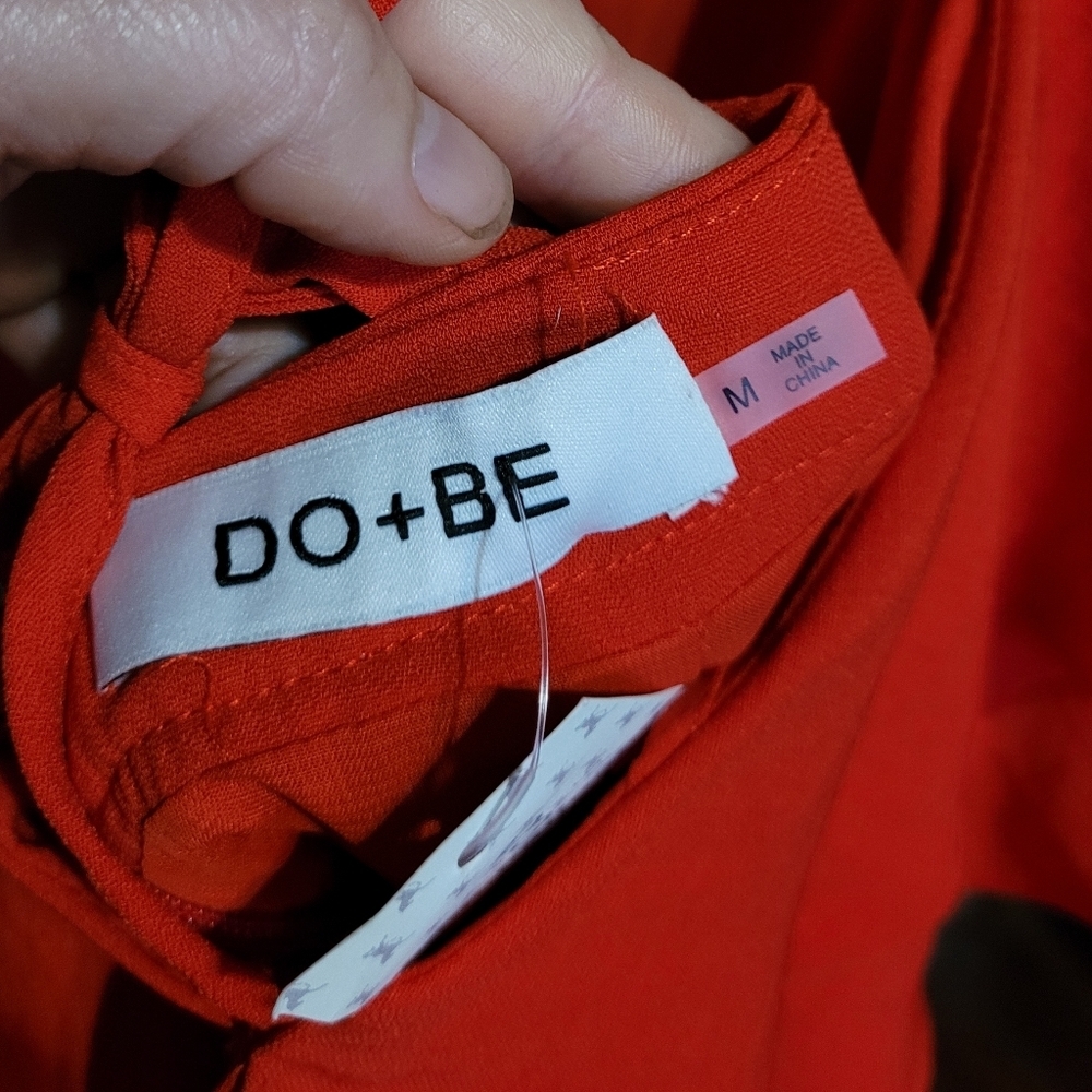 NWT DO+BE backless red romper. Women's medium - Picture 3 of 3